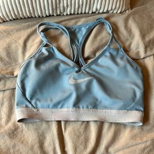 Nike blue sports bra